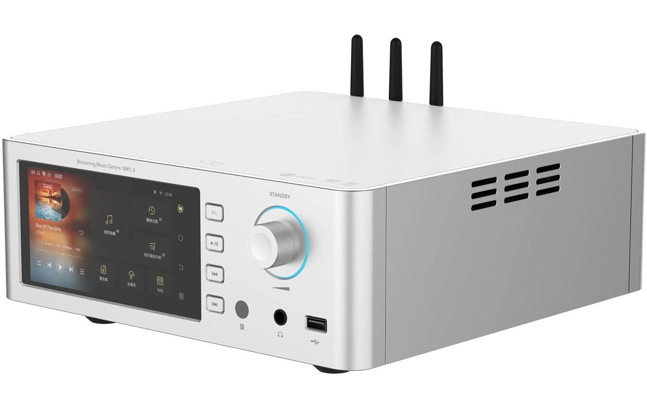 SM1.3 HiFi-Streamer Silber<br>High-Fidelity-Audio-Streamer