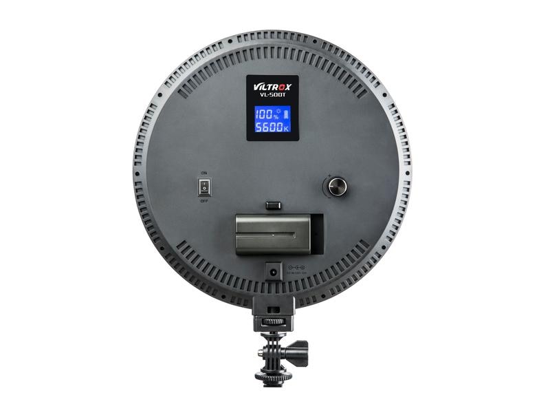 Viltrox Videoleuchte VL-500T Bi-color Ultrahelle LED-Leuchte mit übersichtlichem LCD-Display