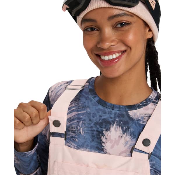 Pantalon de ski ROXY RIDEOUT BIB PT PINK SALT