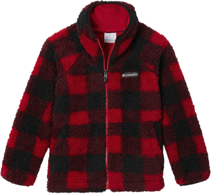 Columbia Winter Pass Printed Sherpa Fleecejakke Rød