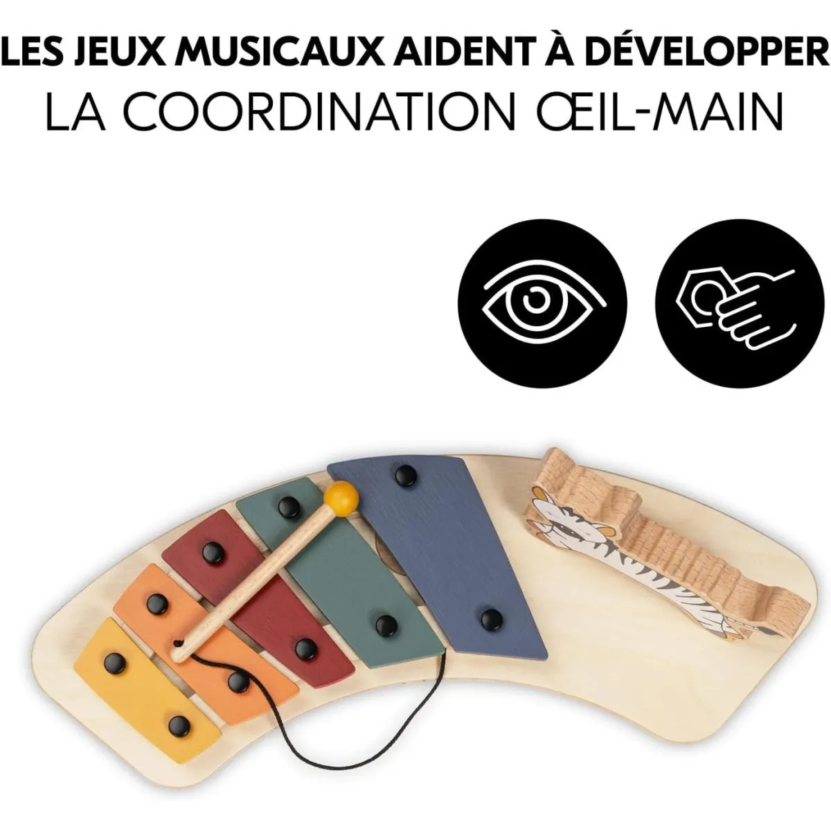 HAUCK Tablette jeux - Alpha Play Music zèbre