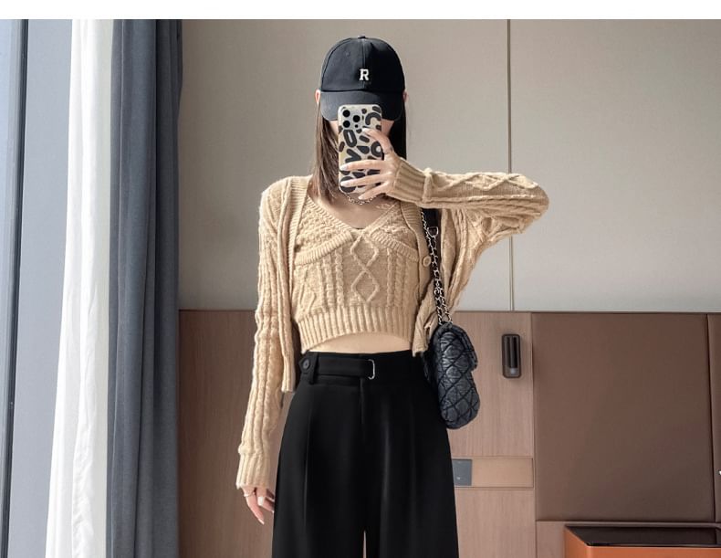 Ingrath - High Rise Plain Wide Leg Suit Pants (verschillende ontwerpen)