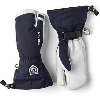 Hestra Army Leather 3-Fingerhandschuhe Navy