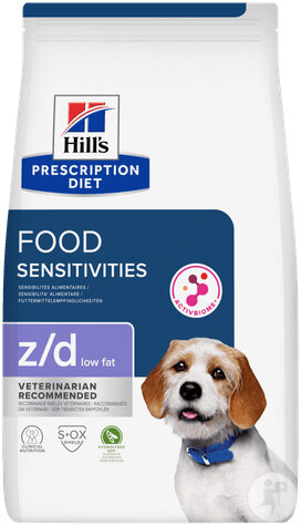 Hill's Prescription Diet Z/D Low Fat Au Soja Hydrolisé Pour Chien 1,5kg