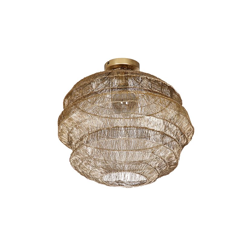 Oosterse plafondlamp goud 45 cm - Vadi