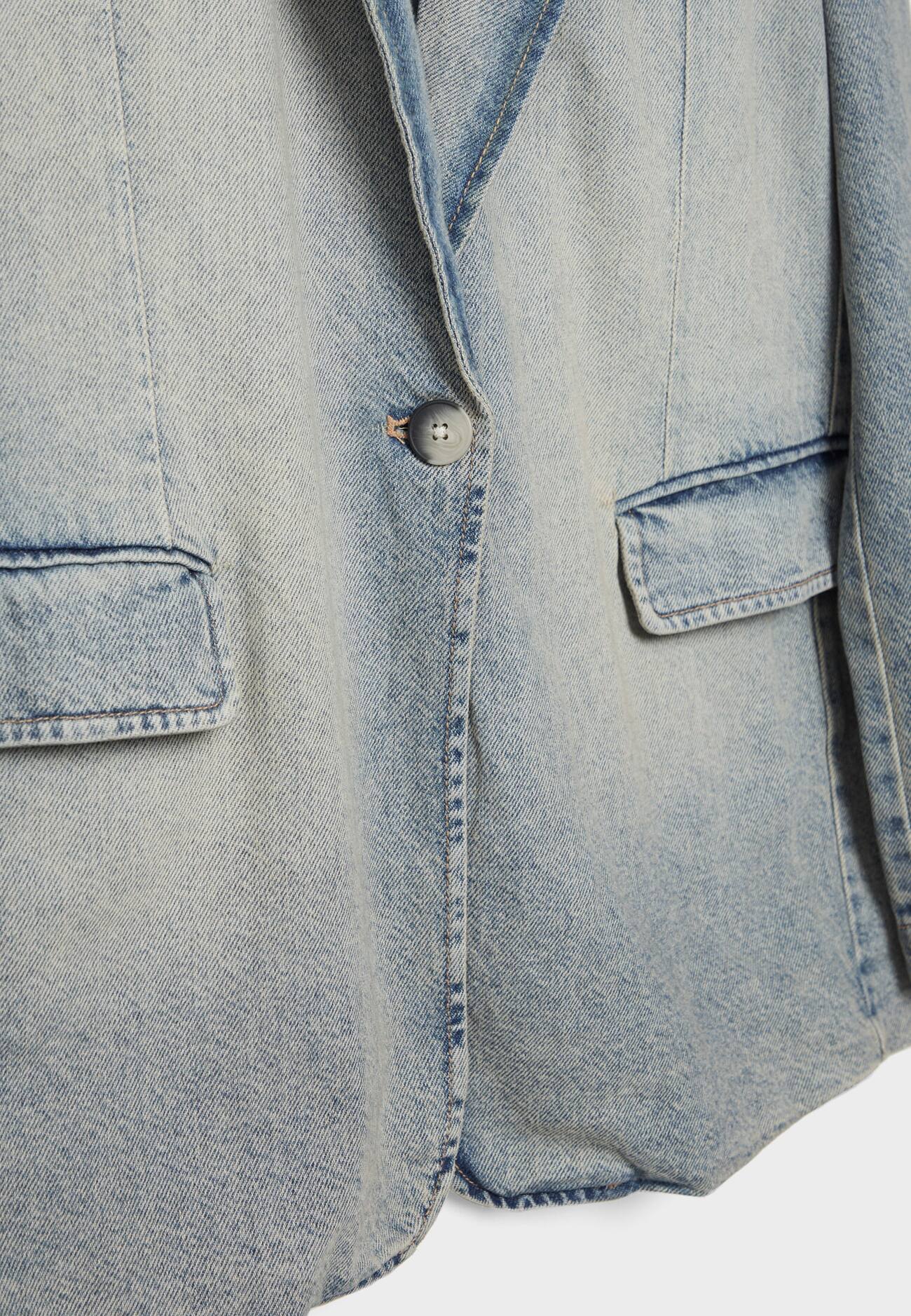 Denim blazer