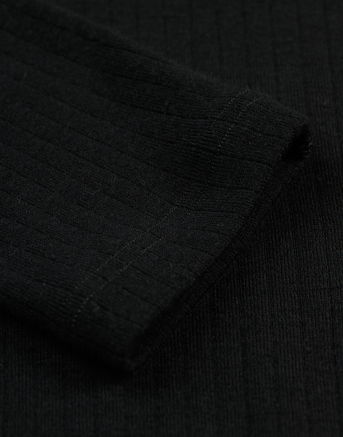 Shirt met halve rits van merinowol voor heren