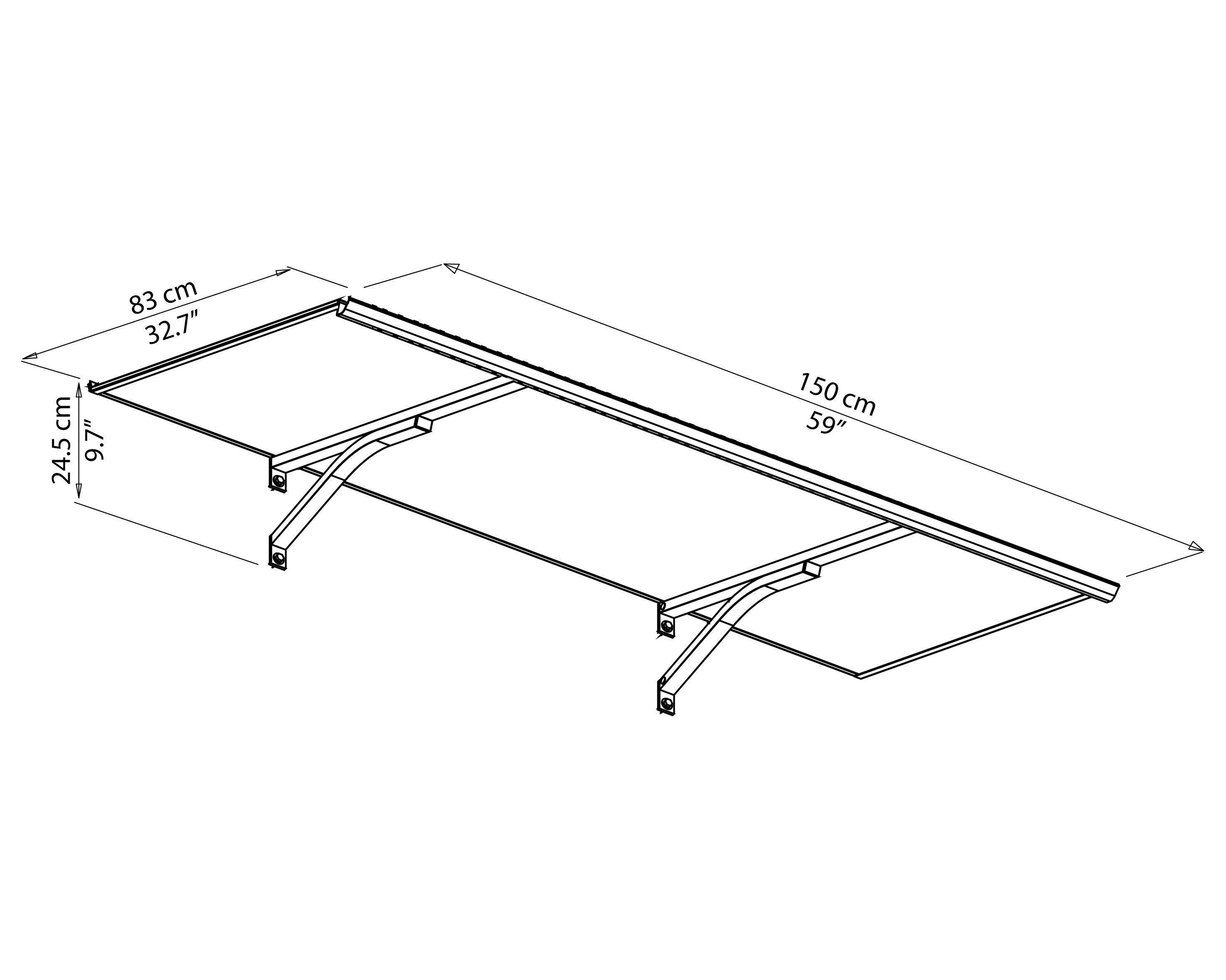 Palram Columba 1500 Türvordach