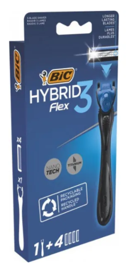 Bic Flex 3 hybrid shaver leaf bl 4 4 Stuks