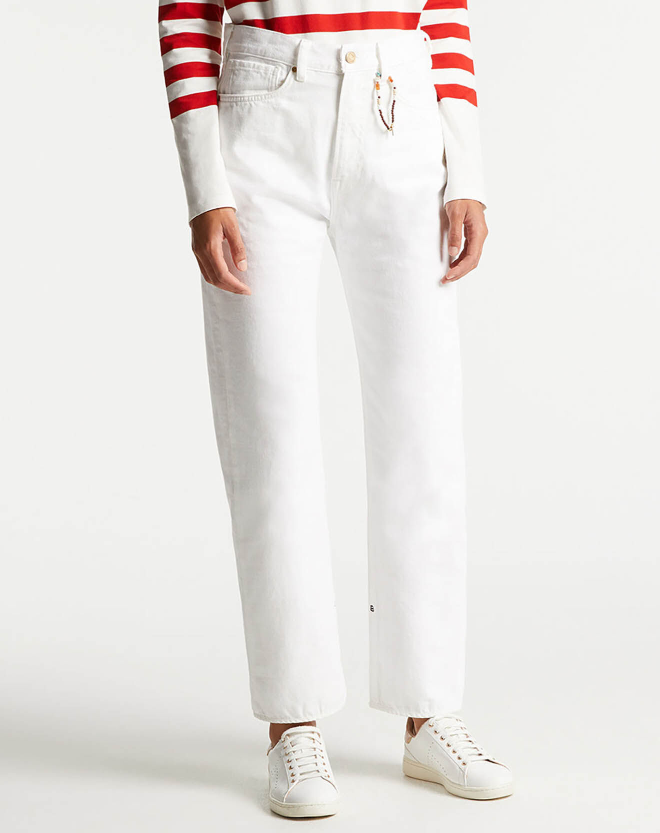 Scotch & Soda Jean boyfriend blanc