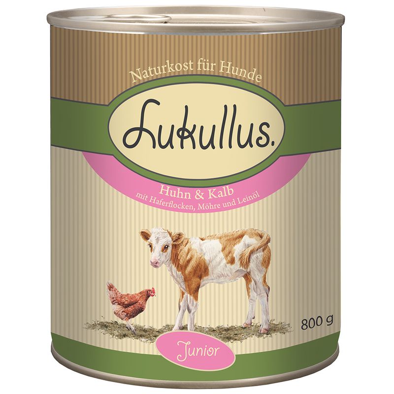 Lukullus Junior, poulet & veau à prix discount sur bitiba.fr