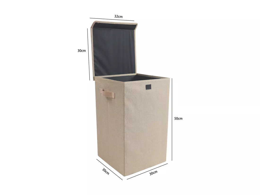 Panier à linge Coffre à linge en tissu Dreso M