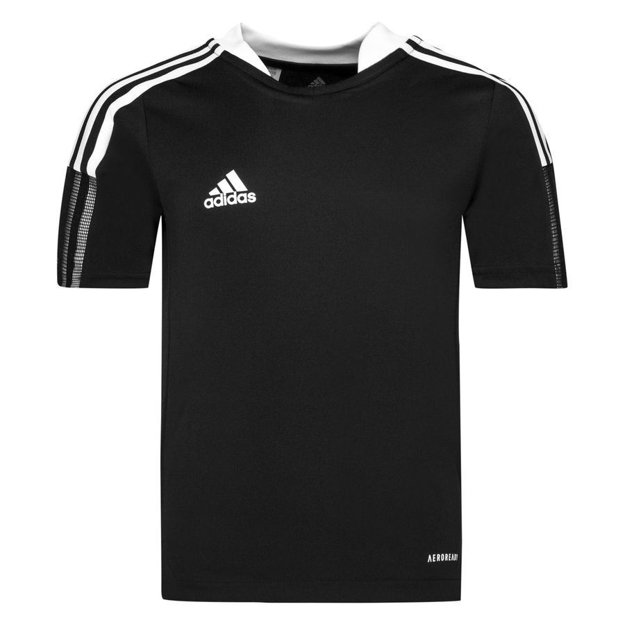 adidas T-shirt d'Entraînement Tiro 21 - Noir/Blanc Enfant