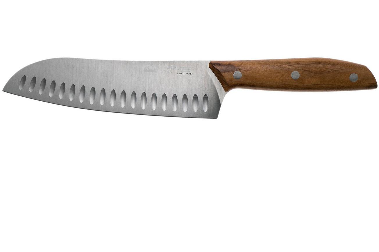 Due Cigni 1896, 2C1005NO Santoku 18 cm, walnoothout