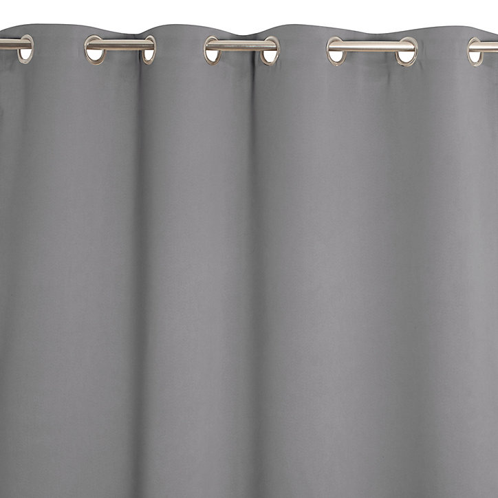 Rideau occultant Notte gris foncé L.240 x l.135 cm