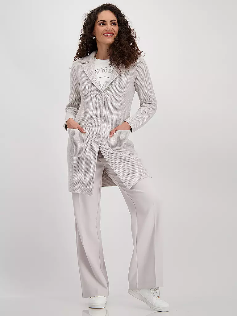 MONARI Strickmantel creme