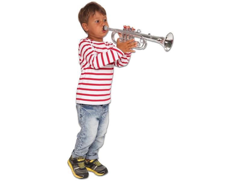 Bontempi Musikinstrument Trompete mit 4 Tasten Kindertrompete