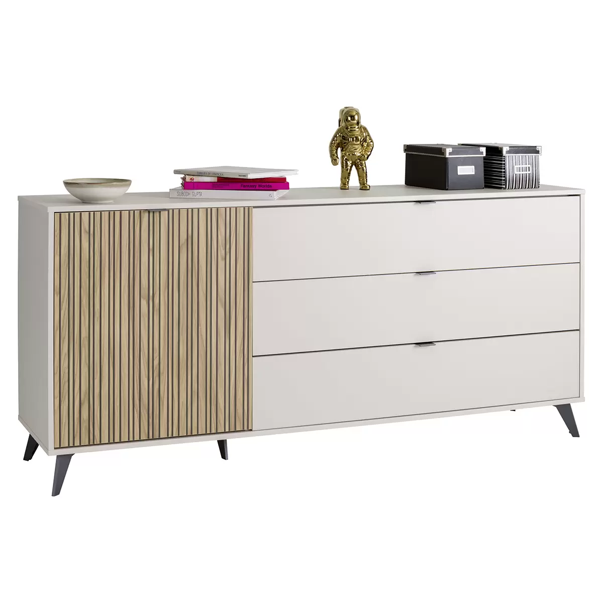 Sideboard Ilago hellbraun,weiss
