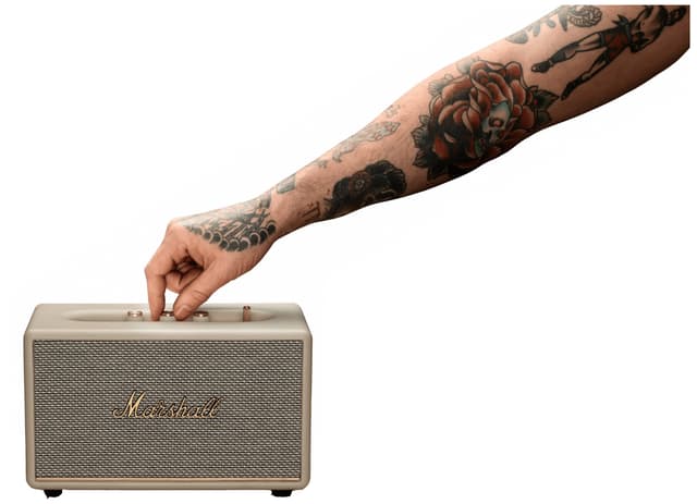 Marshall Acton III Bluetooth højttaler (cream)