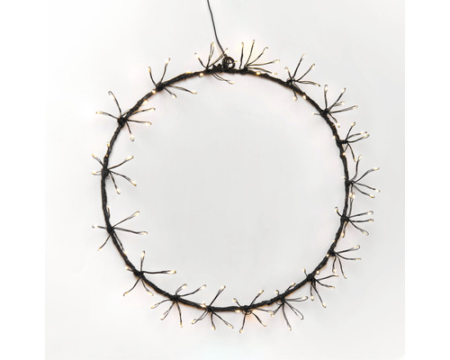 LED metalen cirkel Ø 30 cm Lafiora warm witte lichtkleur incl. timerfunctie
