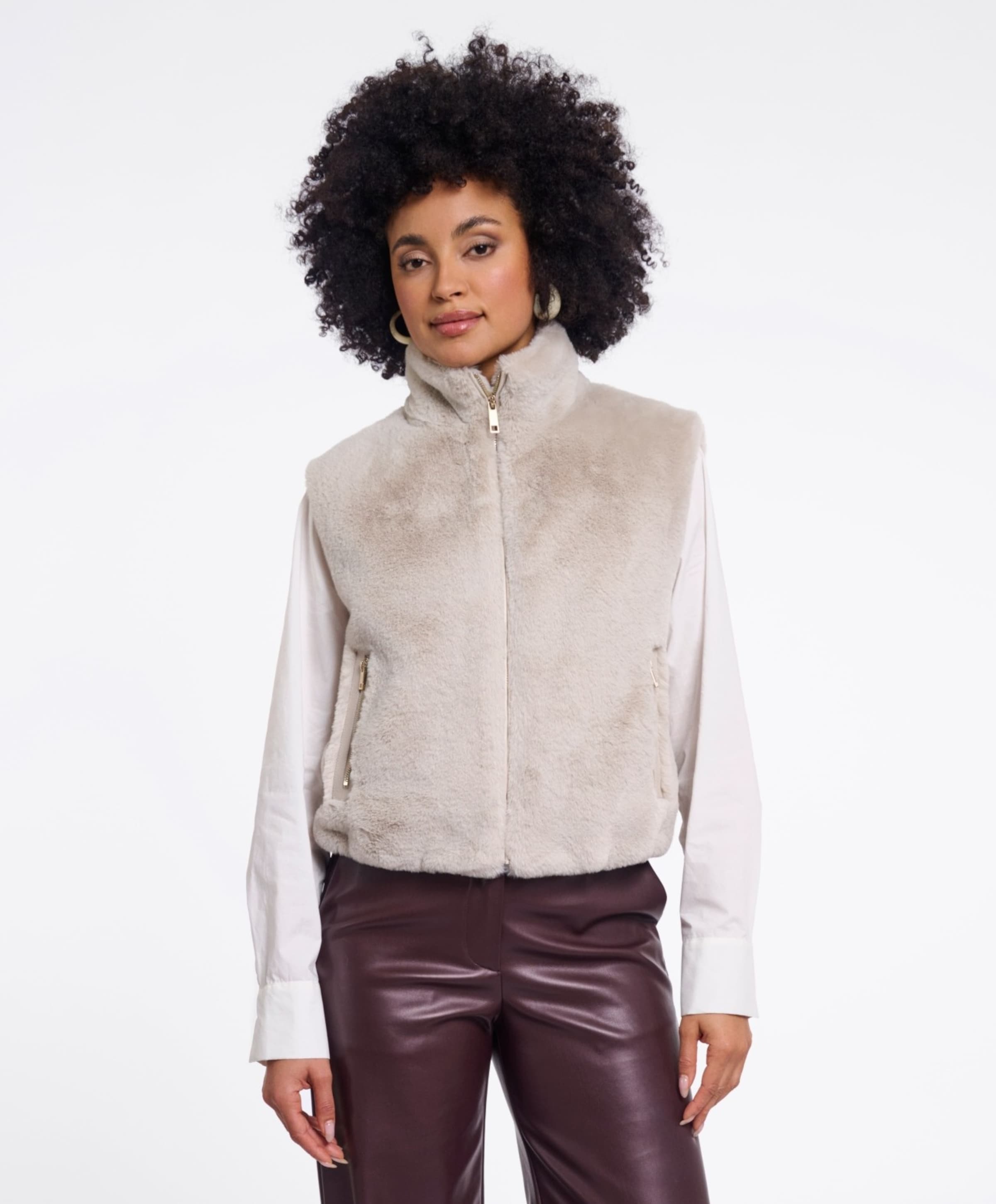 Rino & pelle Dames gilet ecru