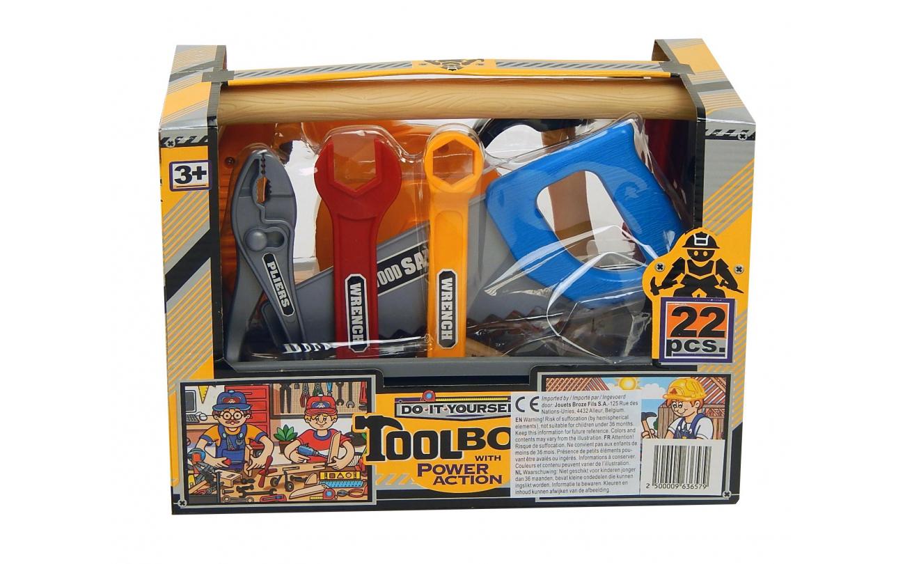 Toolbox gereedschapskist met cirkelzaag