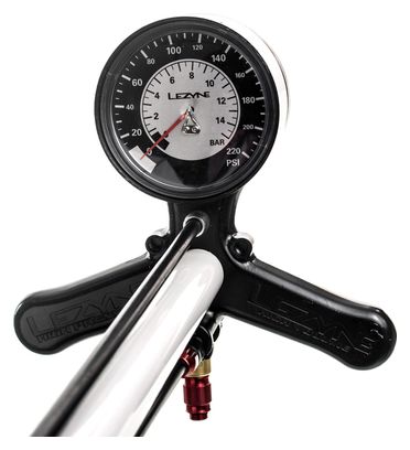 Pompe à Pied Lezyne Classic Floor Drive Blanc