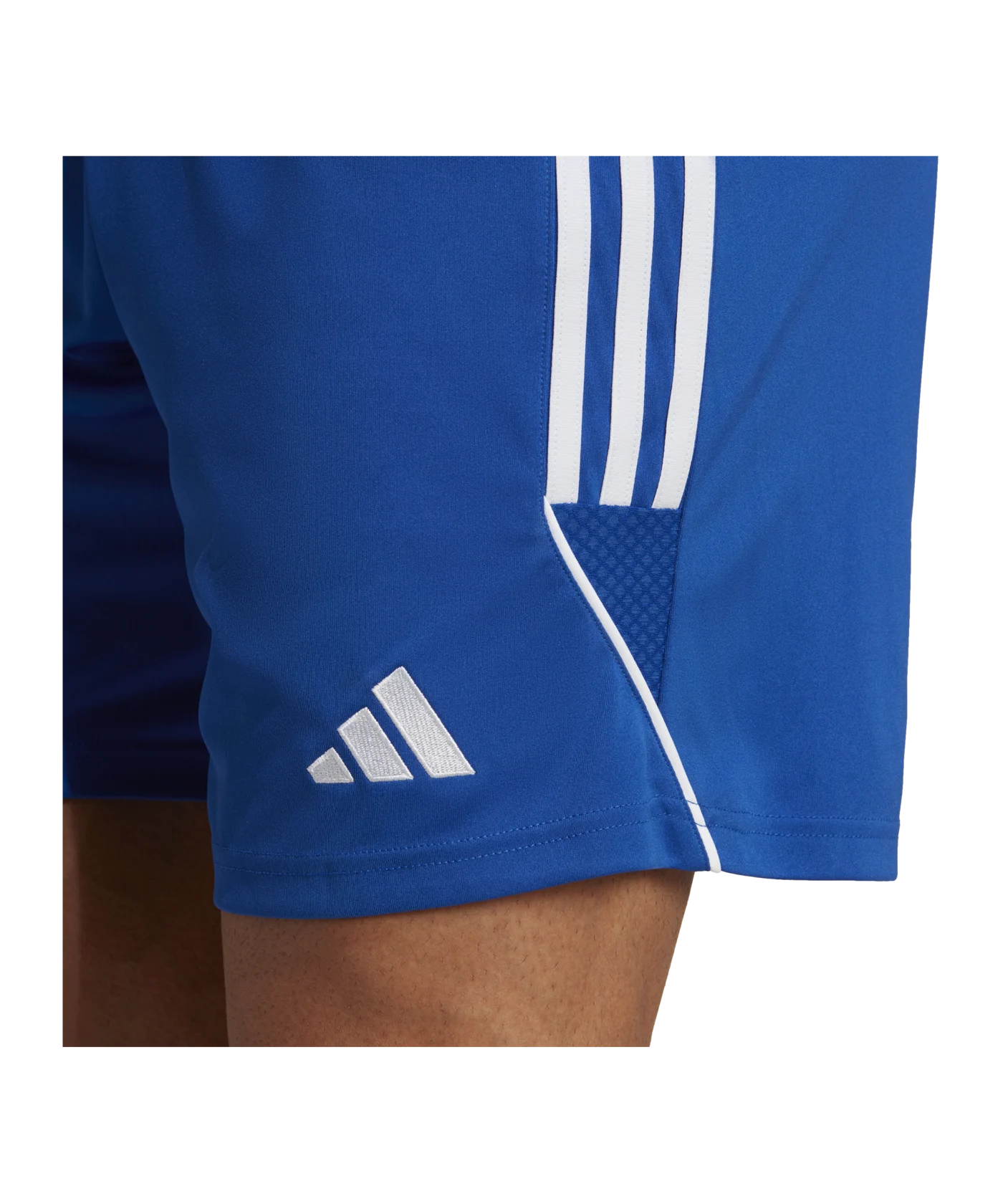 adidas Tiro 23 Short Blau Weiss