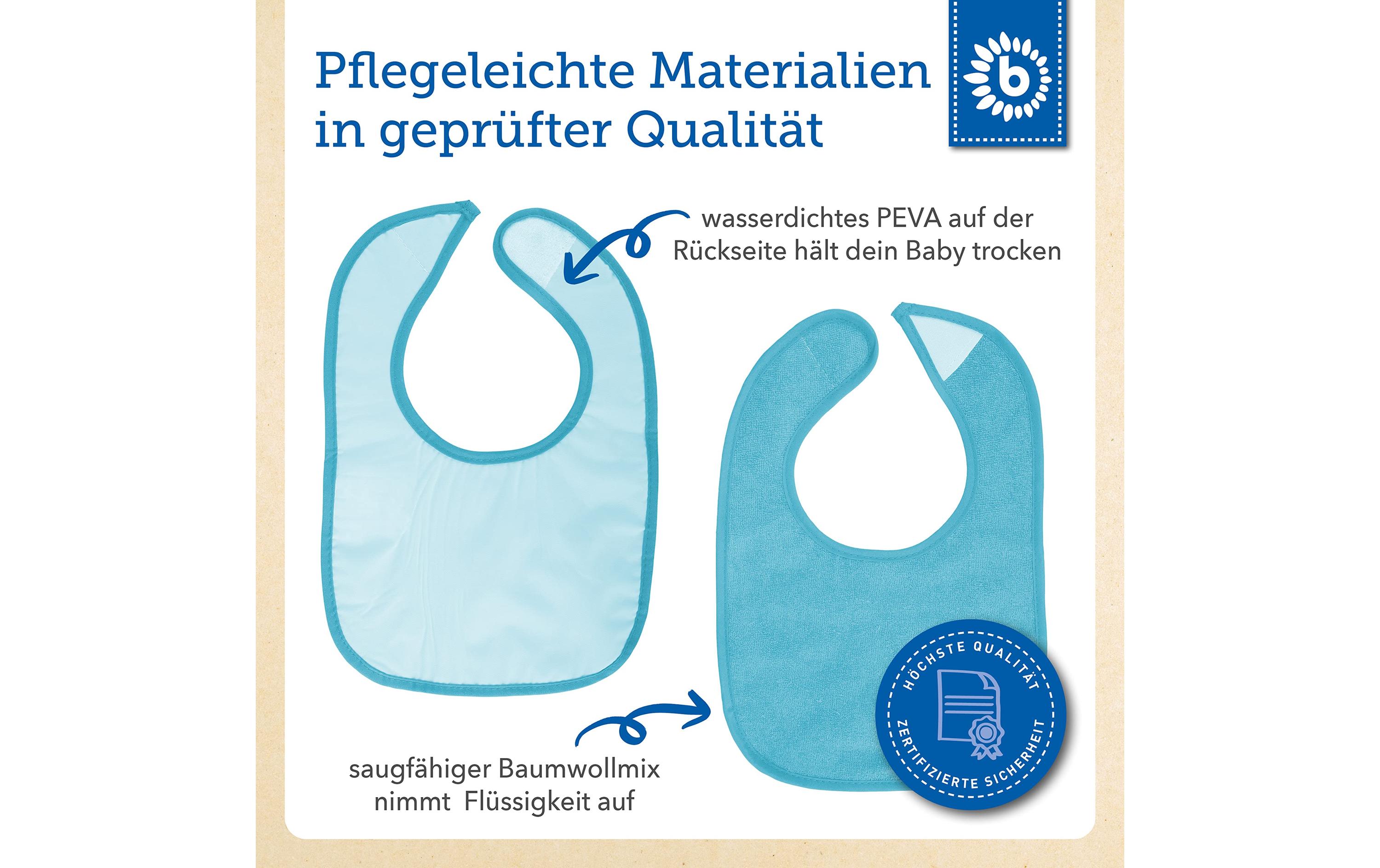 Lätzchen 10er-Set, Regenbogen 30 x 21 cmLätzchen-Set