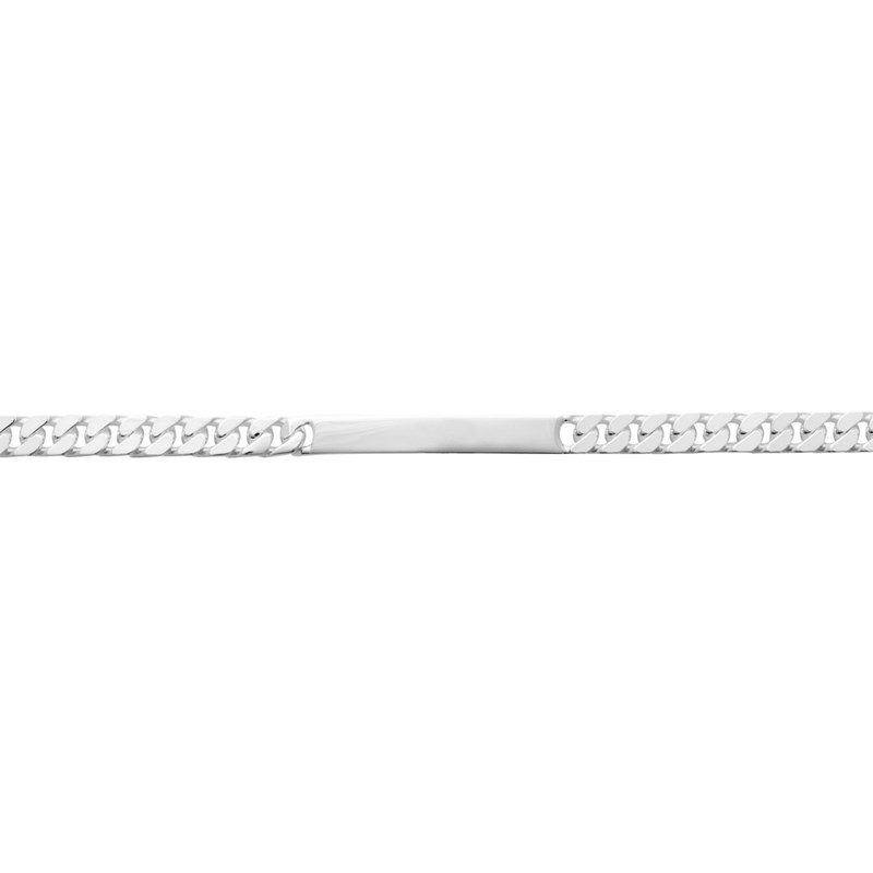 Gourmette Homme - Argent 925 - Chaîne gourmette - Largeur : 4 mm - Longueur : 18 cm