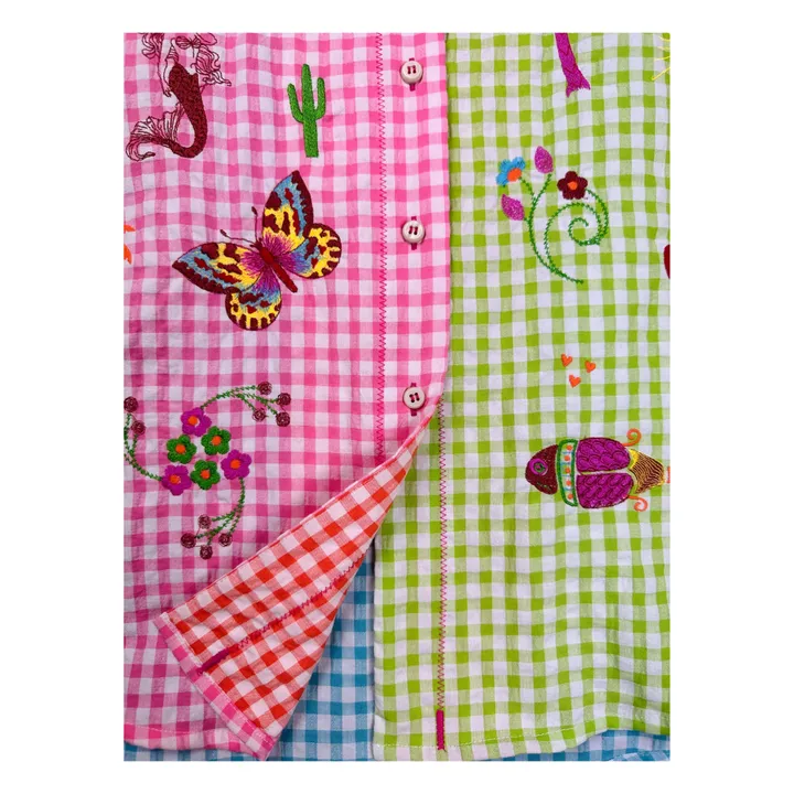 Susanna Blu Chemise Gardenia Patch | Multicolore