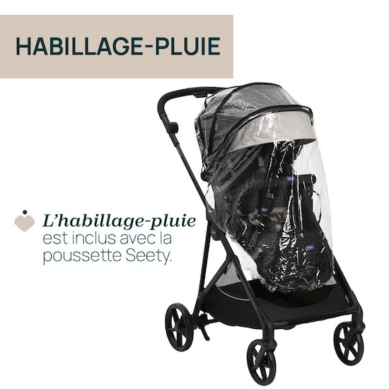 Poussette Trio Seety i-Size   Etna Black        de               Chicco