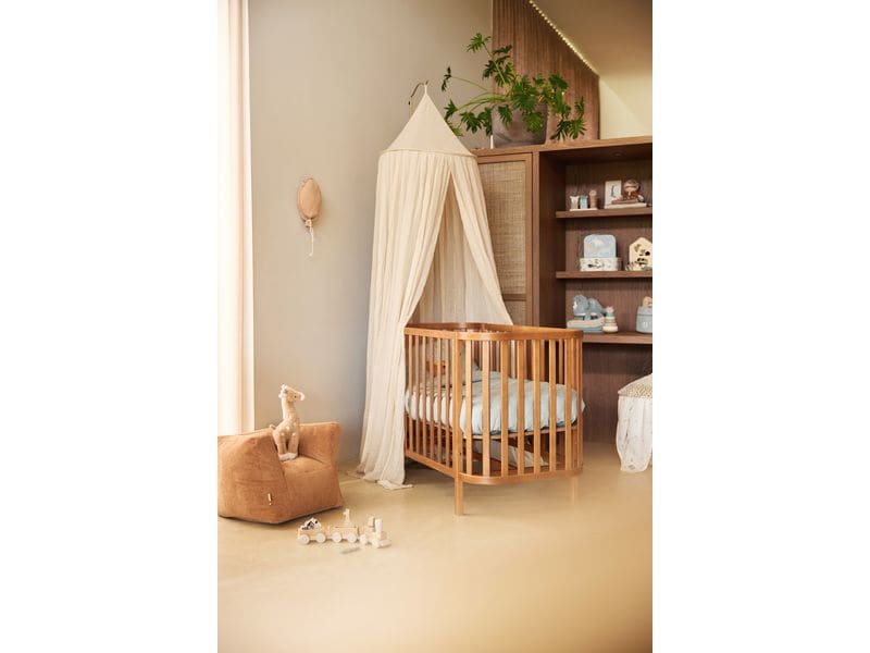 Jollein Kindersessel Corduroy Caramel Gemütlicher Kinderhocker