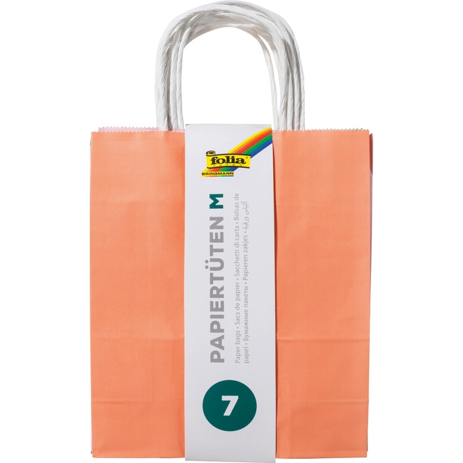 7 Papiertüten zum Basteln - Größe M