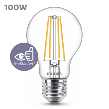 Philips LED peer E27 100W filament helder niet dimbaar