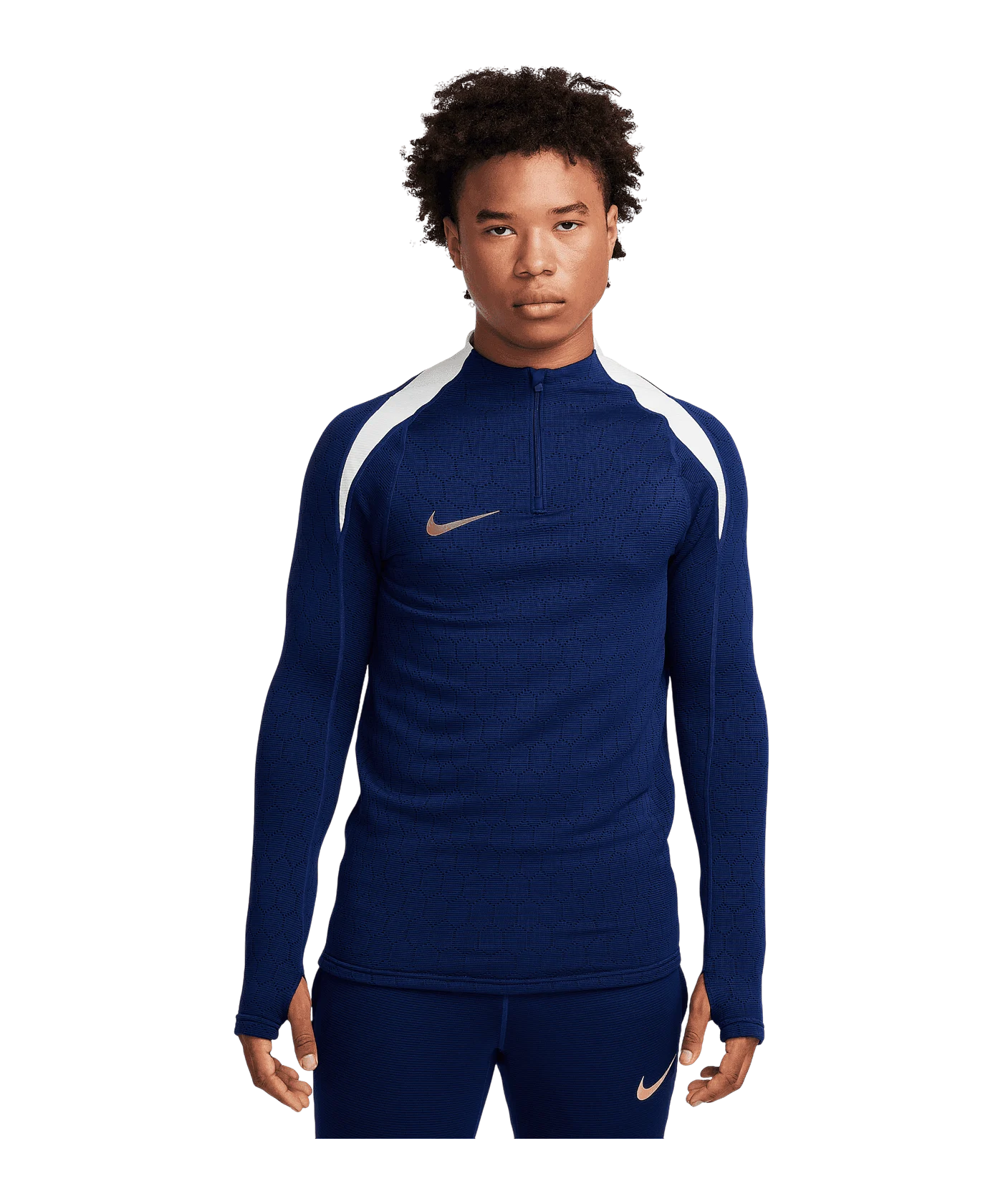 Nike Repel Strike Drill Top Sweatshirt Blau F492