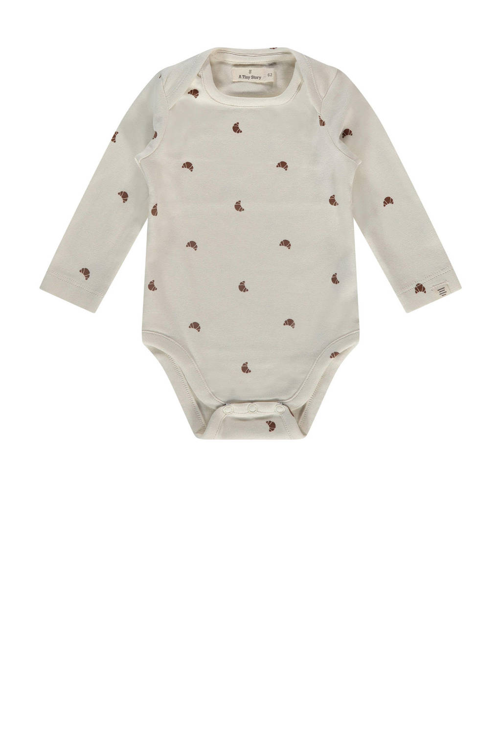 A Tiny Story romper ecru/bruin