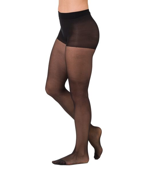 2 collants léger maintien 20 deniers noir