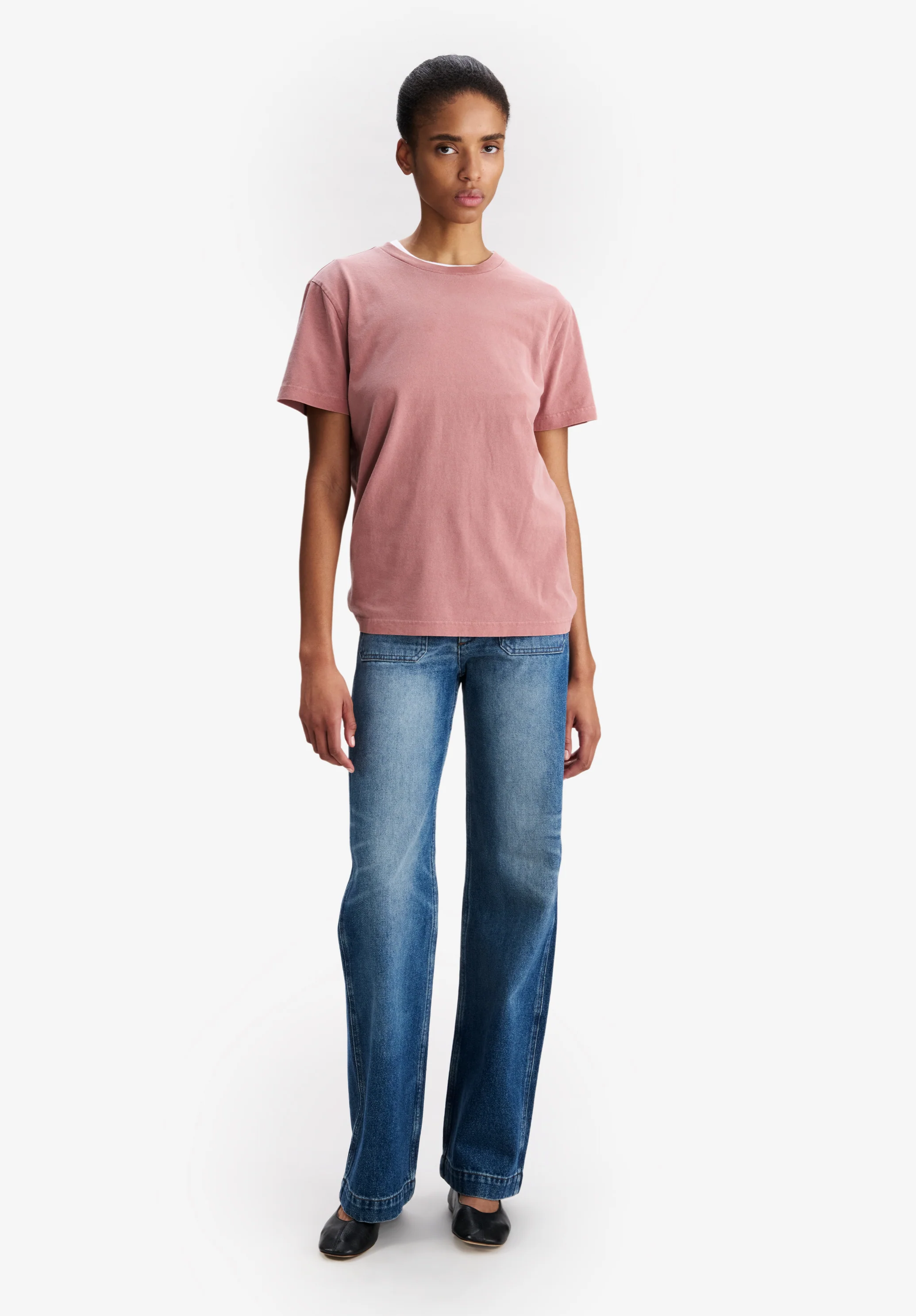 T-Shirt rose framboise A.P.C. Automne 27 - Framboise