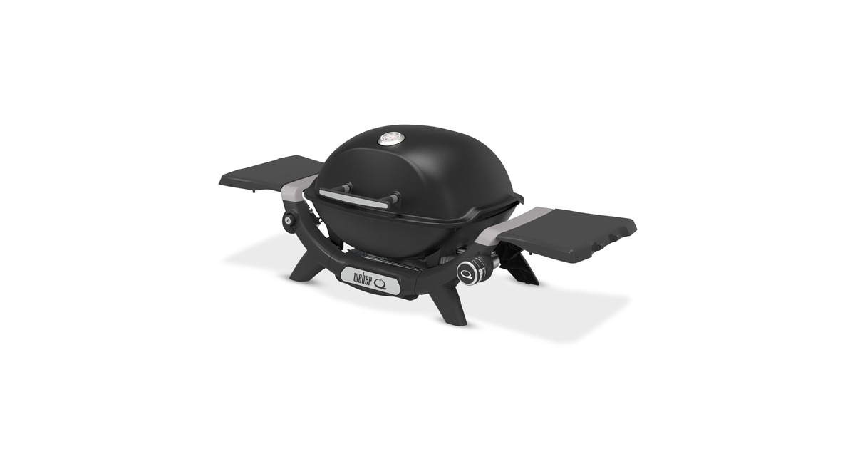 WeberQ 1200N gasbarbecue  (Zwart, 1 Brander | Propaan/butaan)