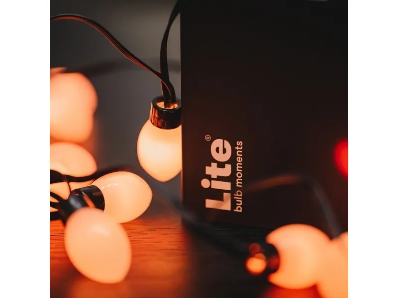 Smart Light Chain Globe Cone - 64 Million Colors and Music Synchronization Multicolor
