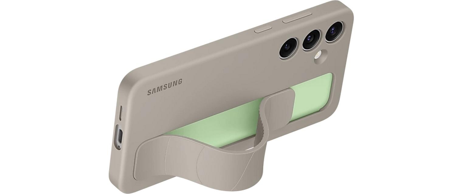 Back Cover Standing Grip Galaxy S25+ GrauSchutzhülle für das Samsung Galaxy S25+