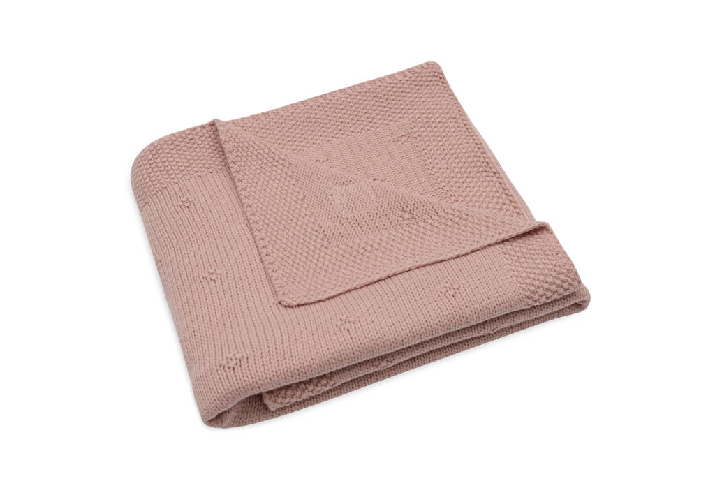 wiegdeken Cosy Knit - Wild Rose