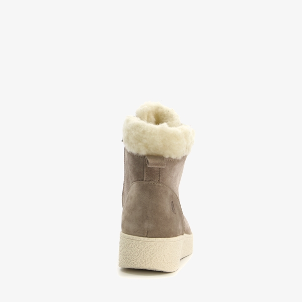 Hush Puppies gevoerde suede dames veterboots