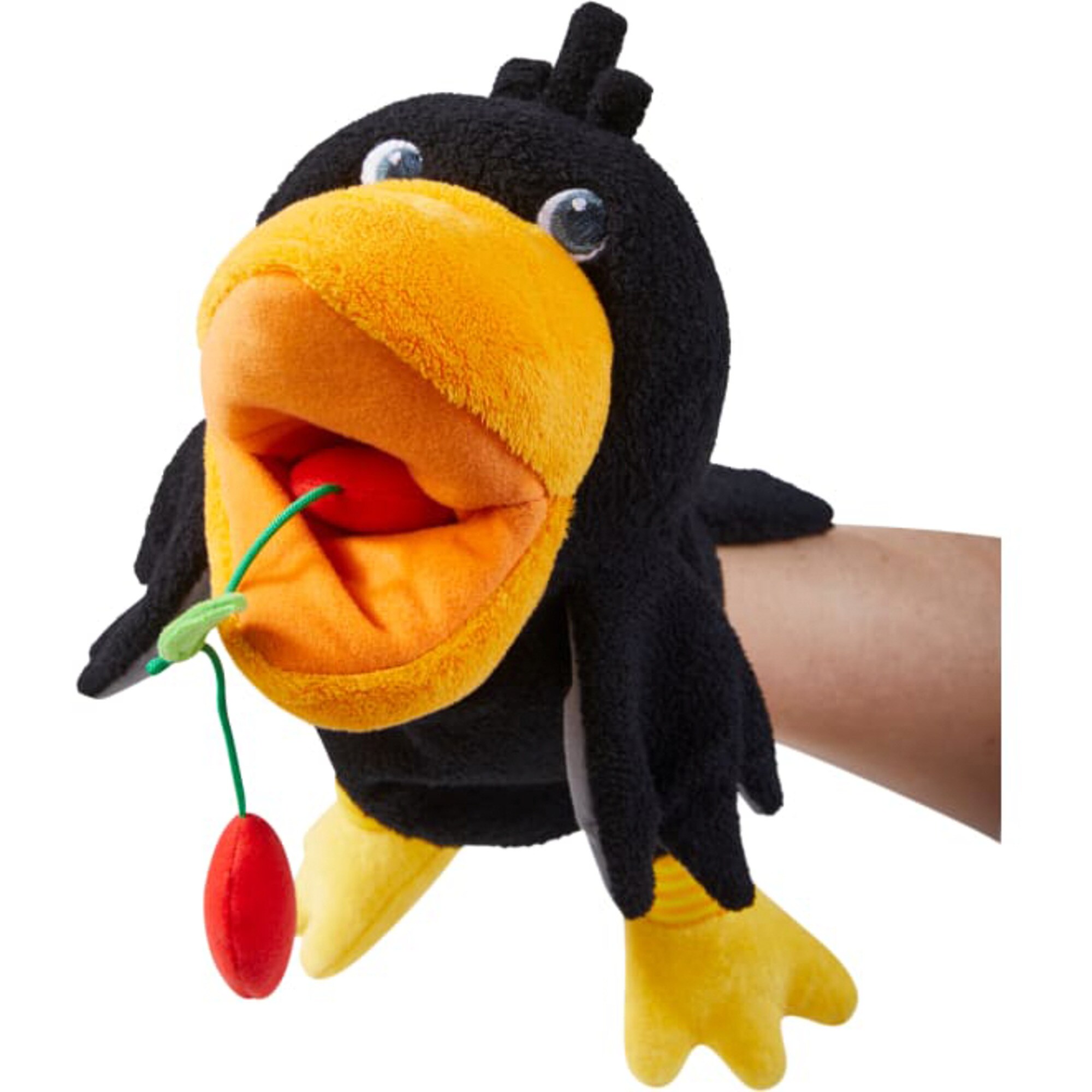 HABA Spielfigur Handpuppe Rabe Theo