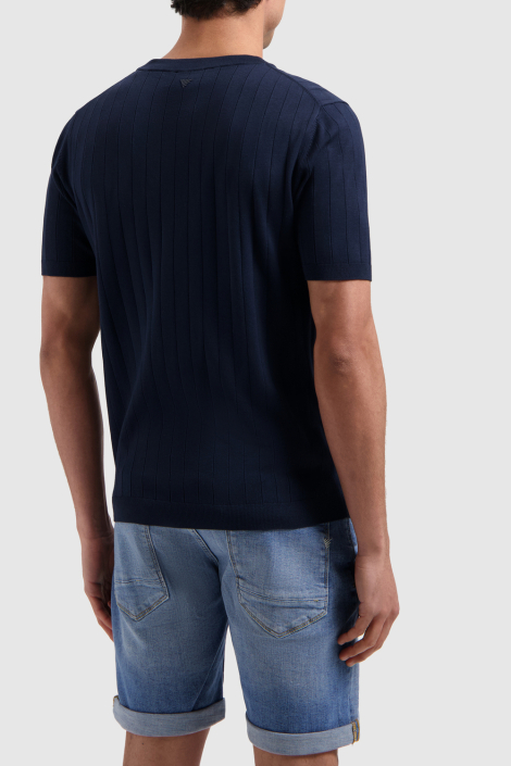 Pure Path blauwe heren t-shirt