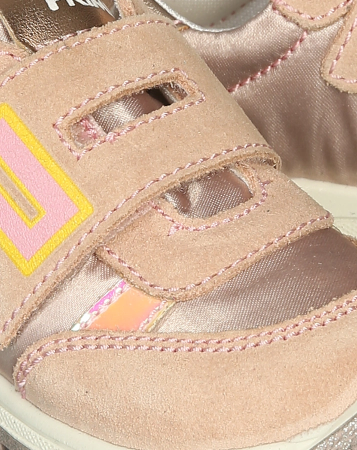 Klett-Halbschuhe AMPEZZA in nude