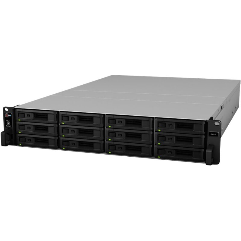 Synology RX1217 boîtier de disques 0 To Rack (2 U) Noir