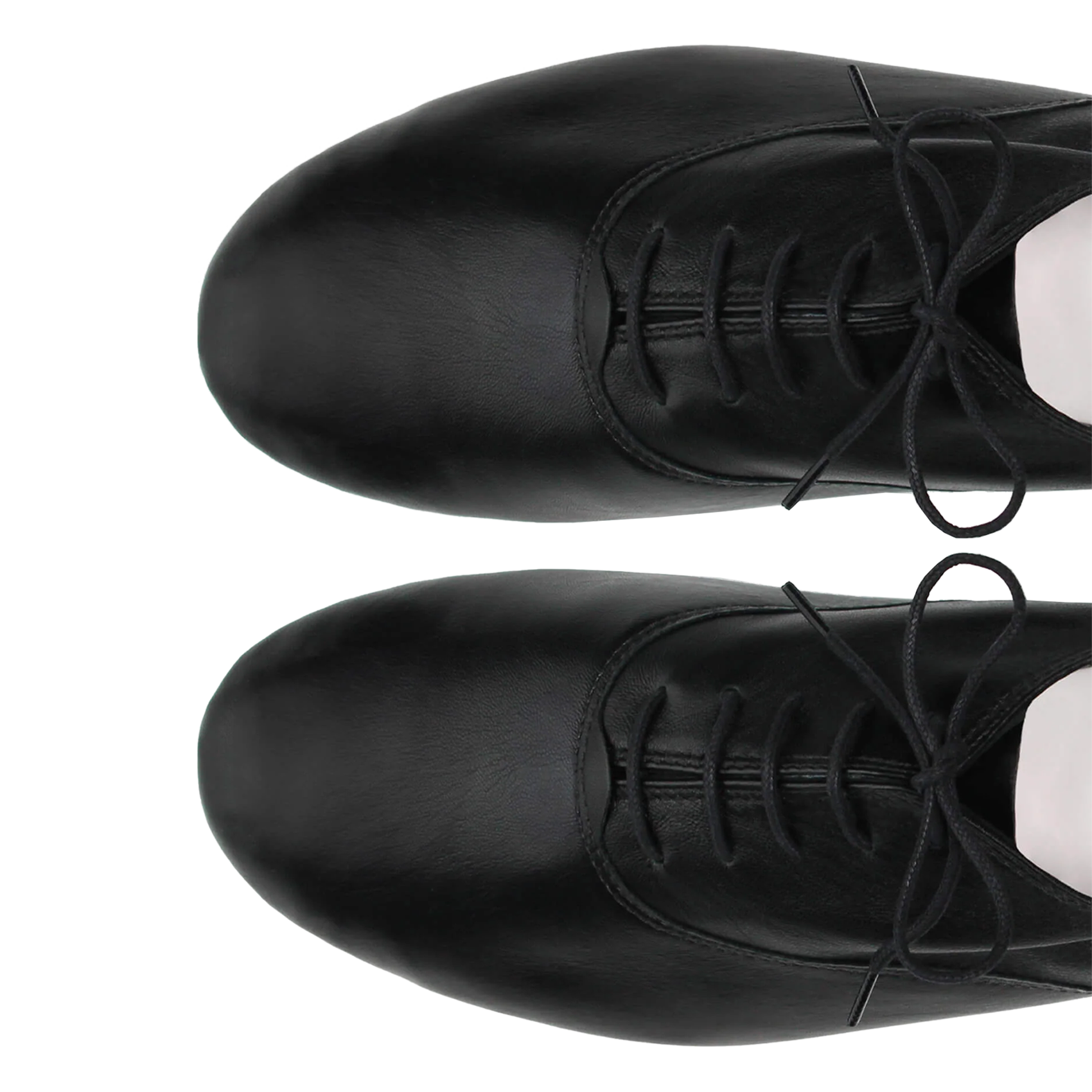 ZIZI - Derbies à petit talon en cuir | Noir