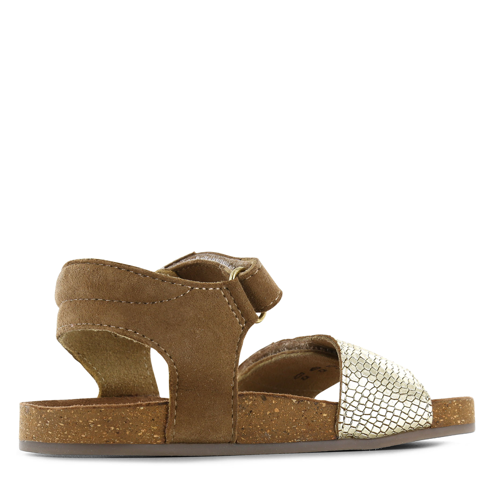 Shoesme cognac sandaal met gouden band Leer | Sale